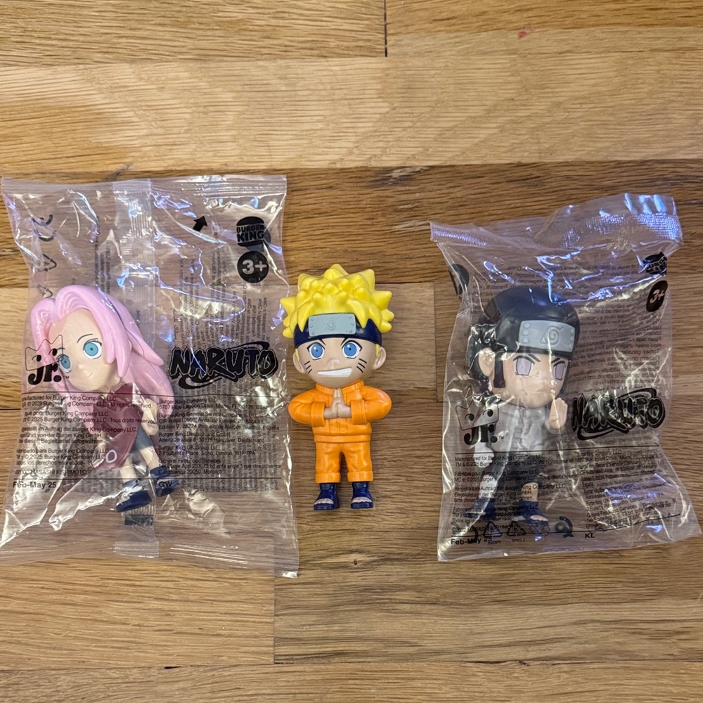 Bundle of 3 - Naruto Action Figure Trio